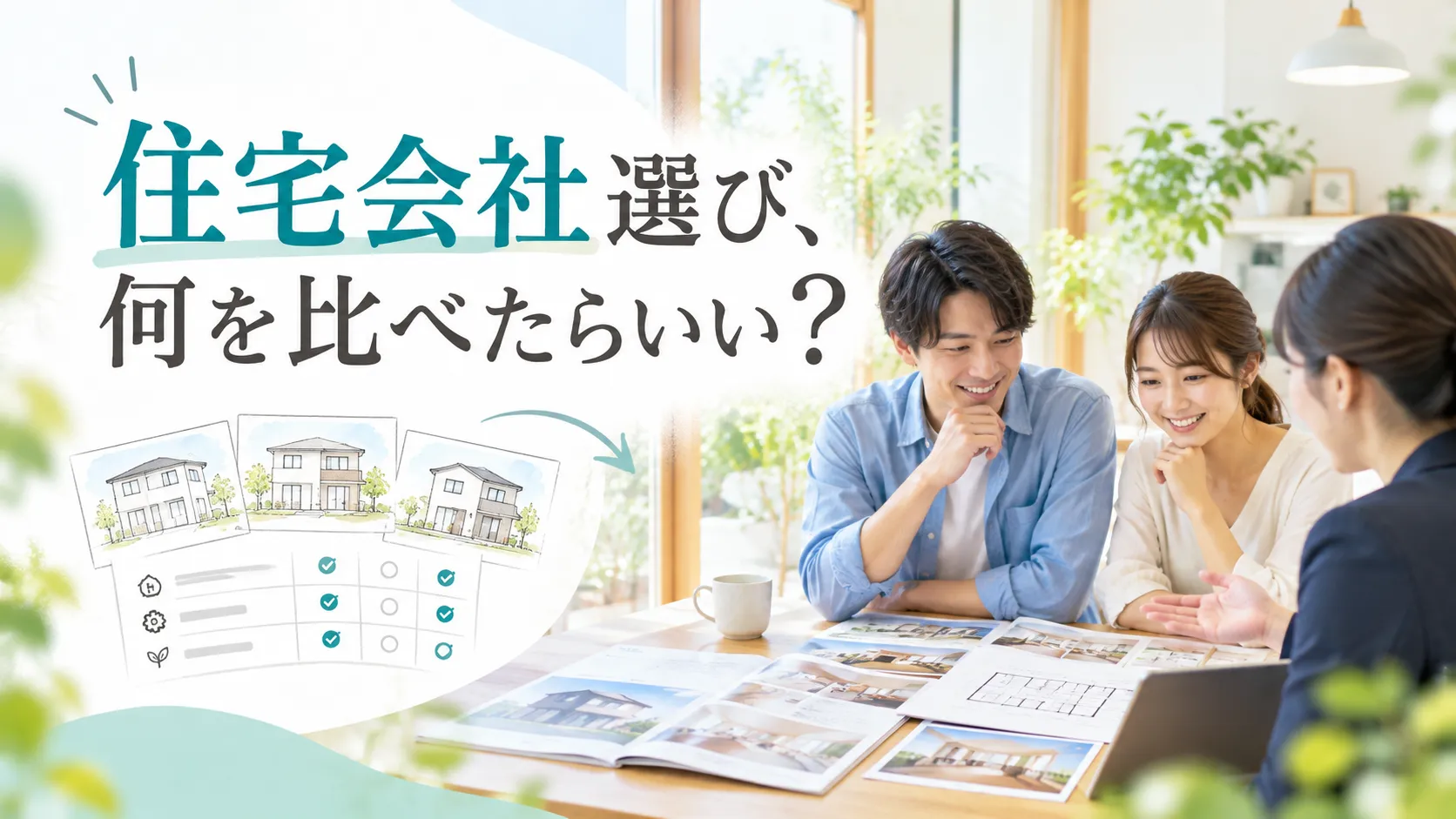 住宅会社選び、何を比べたらいい？